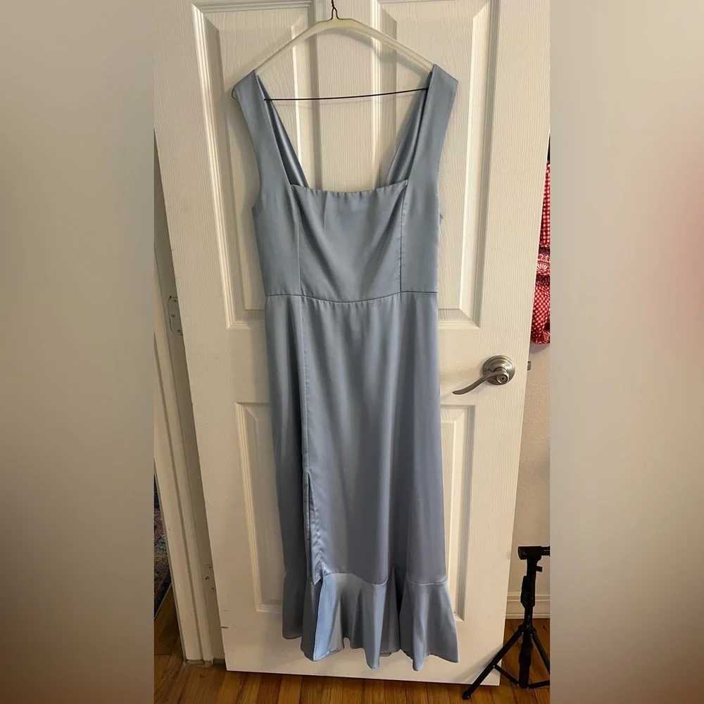 Show Me Your MuMu Claire Midi Bridesmaids Dress - Picture 2 of 6